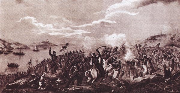 1. Во время Крымской войны 1853-1856 гг. несколько стран объединились против России. Какой империи не было в составе коалиции?