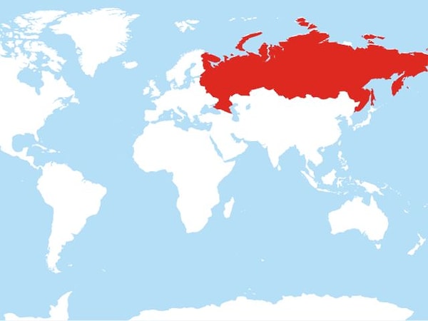 1. По традиции начнем с самого легкого и простого. Что за страна отмечена на карте красным цветом?
