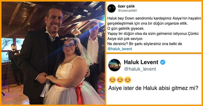 Sen Ne Güzel İnsansın! Down Sendromlu Asiye'nin Gelinlik Giyme Hayali Gerçek Oldu, İlk Dansını Haluk Levent'le Yaptı