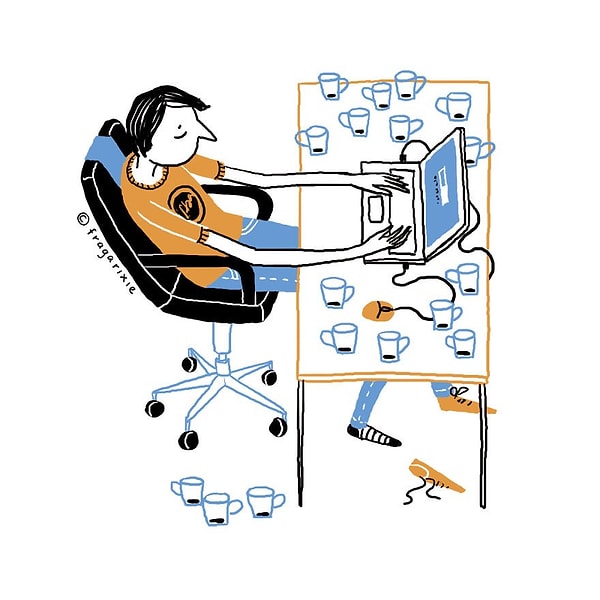 12. Когда-нибудь все чашки дома закончатся :)