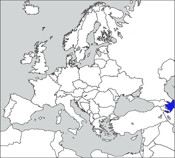 30. Mavi renk ile belirtilen ülke aşağıdakilerden hangisidir?