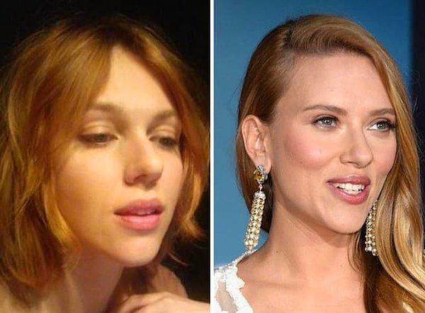 20. Scarlett Johansson'ın benzeri de ikizi gibi.
