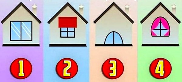 Итак, выберите один из четырёх домиков...