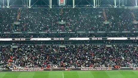 Beşiktaş - Başakşehir Maçında Tribünler Tek Bir Ağızdan 'İmamoğlu'na Mazbatayı Ver' Tezahüratı Yaptı