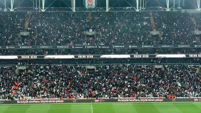Beşiktaş - Başakşehir Maçında Tribünler Tek Bir Ağızdan 'İmamoğlu'na Mazbatayı Ver' Tezahüratı Yaptı