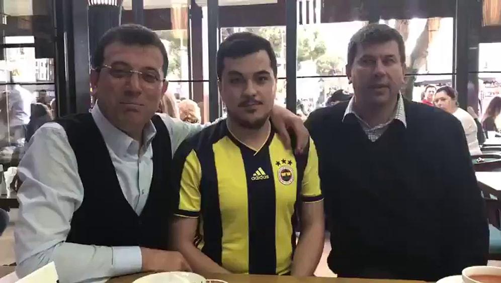 Ekrem İmamoğlu, Mitinginde 'Fenerbahçe Maçına Seninle Gitmek İstiyorum' Diyen Gençle Fenerbahçe-Galatasaray Maçına Gidecek