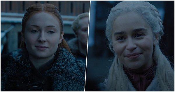 5. Sansa ve Daenerys tanışıyor.
