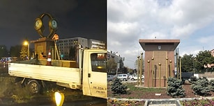 Gökçek Döneminde Konulmuştu: Mansur Yavaş Talimat Verdi, Ankara'da Tartışılan Kol Saati Anıtı Kaldırıldı
