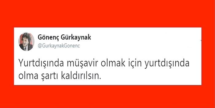 Yurt Dışında Müşavir Olmak İçin Dil Bilme Şartının Kaldırılmasına Twitter Ahalisinden Gelen Alternatif Öneriler