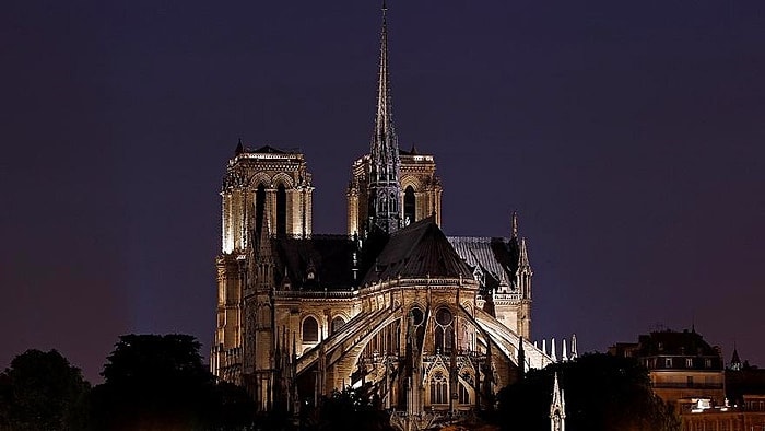 Notre-Dame Katedrali'nde 91 Yıl Önce Bugün Yapılan Yangın Tatbikatı Görüntüleri