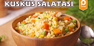 ''Hem Hafif Olsun Hem De Karnımı Doyursun.'' Diyenler Buraya! Kuskus Salatası Nasıl Yapılır?
