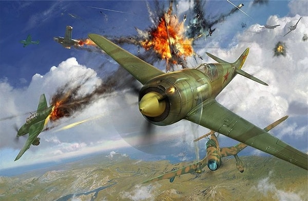 7. Какой лётчик в годы Великой Отечественной войны совершил четыре тарана?