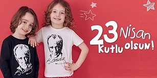 İndirim Olunca Neşe Doluyor İnsan! Çocuğunuzun Bayramını 23 Nisan’a Özel Kombinlerle Kutlayın!