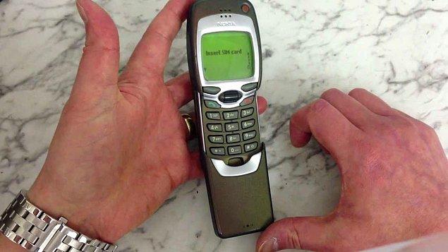 6. Teknolojinin geldiği son nokta olarak düşündüğümüz (!) WAP bağlantılı ilk telefon olan Nokia 7110 piyasaya sürüldü