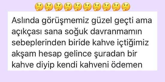 İlk Buluşmada Sadece Kendi İçtiği Kahveyi Ödeyen Adam İnsanları İkiye Böldü