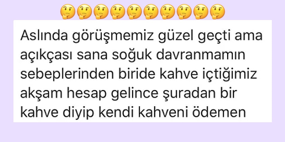 İlk Buluşmada Sadece Kendi İçtiği Kahveyi Ödeyen Adam İnsanları İkiye Böldü