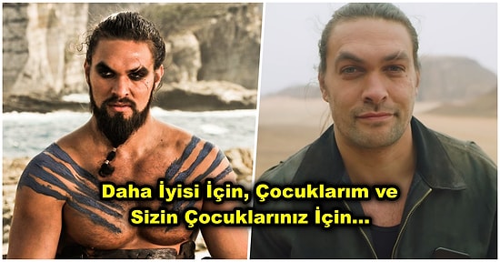 Hoşça Khal Drogo… Jason Momoa, Çevre Kirliliğine Farkındalık Yaratmak İçin 7 Senelik Sakalını Kesti!