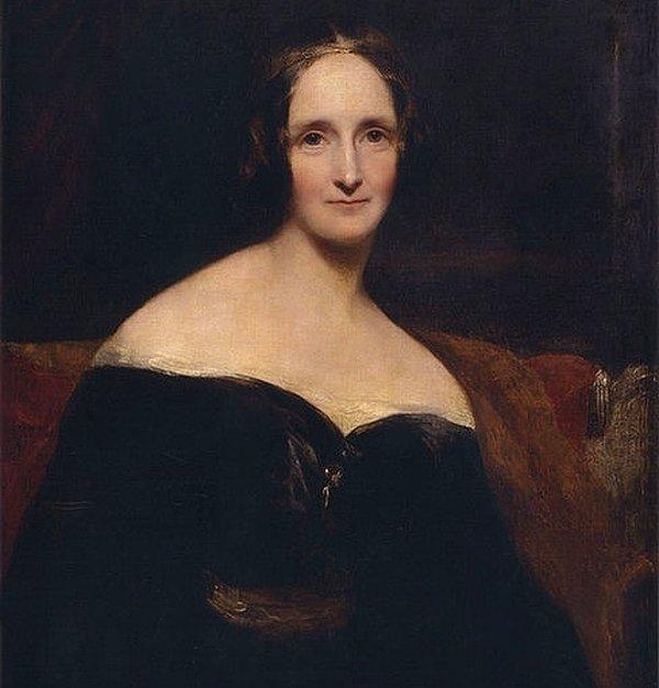 10. Frankenstein'ın yazan İngiliz romancı Mary Shelley. (1797-1851)