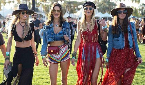Modaya Taraf Veren Coachella Şenliği İç Çamaşırı ve Bikinileri Birer Kıyafet Trendi Hale Getiriyor