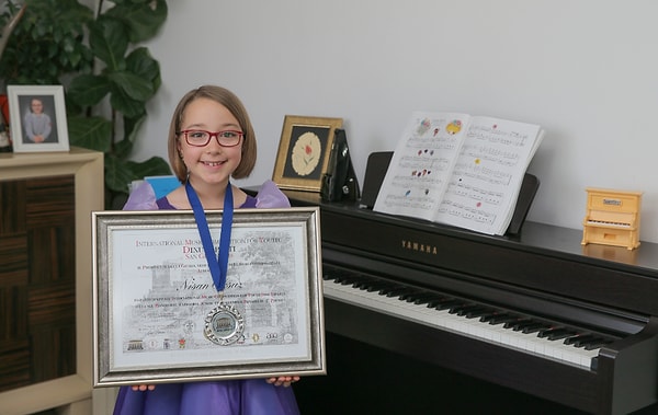 Roma'da katıldığı uluslararası yarışmada birinci oldu