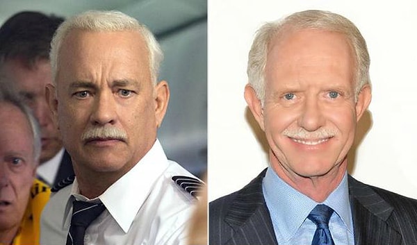 3. Том Хэнкс и Чесли «Салли» Салленбергер, командир экипажа рейса US Airways-1549 ("Чудо на Гудзоне")