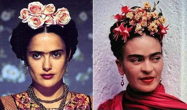 8. Сальма Хайек и Фрида Кало ("Фрида")