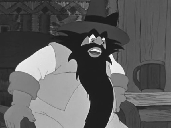 8. Какого цвета шляпа у Бармалея?