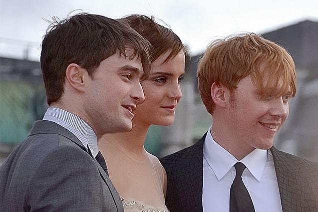 4. Son senesini Hogwarts'da bitiren tek kişi Hermione idi.