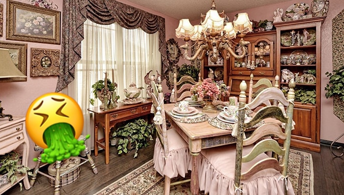 В каждом углу золочена кровать: В Техасе продается дом, интерьер которого настолько уродлив, что просто в голове не укладывается (10 фото)