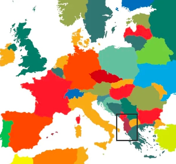 1. Итак, начнем. Что за страна отмечена на карте?