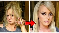 Kandırıldık! Porno Yıldızlarının Makyajlı ve Makyajsız Halleri Arasındaki Dağlar Kadar Fark Sizi Şaşırtacak!
