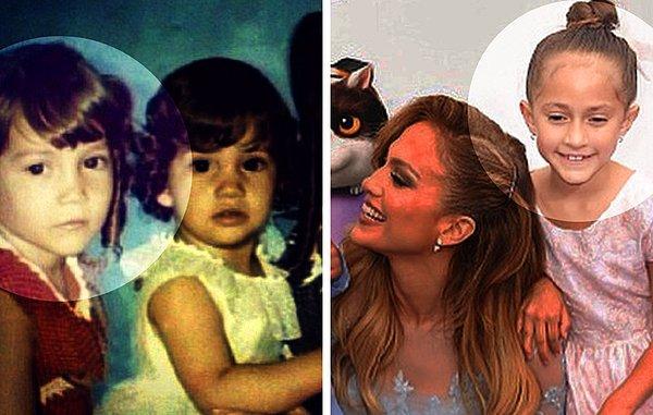 8. Jennifer Lopez ve kızı Emme Maribel Muñiz