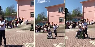 Engelli Öğrencisiyle Dans Eden Öğretmenin Muhteşem Görüntüleri