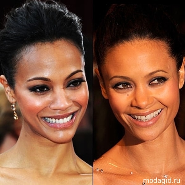 16. Зои Салдана и Тэнди Ньютон