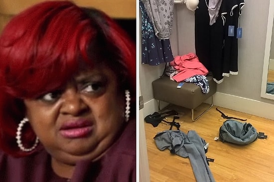 Фотографии, снятые в кабинках магазинов, после которых многим людям хочется запретить посещать бутики