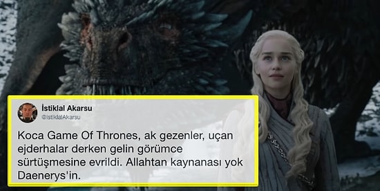 Finale İki Hafta Kaldı Ama... Game of Thrones'un Son Bölümünü Hayal Kırıklığıyla İzleyerek Duygularını Dile Getiren İnsanlar