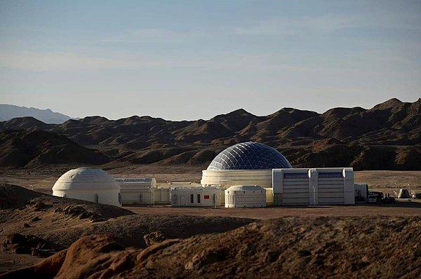 Mars Üssü 1 Kampı, Gobi Çölü'nde yer alıyor.