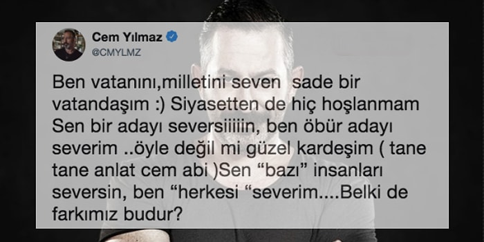 Cem Yılmaz'dan 'Şehitler İçin Ses Çıkarmadın' Diyen İbretlik İnsanlara Cevap Gibi Cevap!