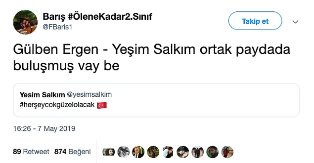Aklımızdan tam olarak bunu geçiriyorduk ki...