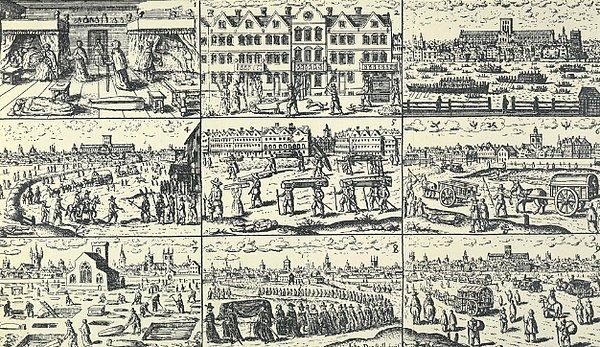15. Mezarların 6 feet (1.828800 metre) ölçüsüyle kazılmasının nedeni, 1665'te patlak veren Büyük Londra Vebası.