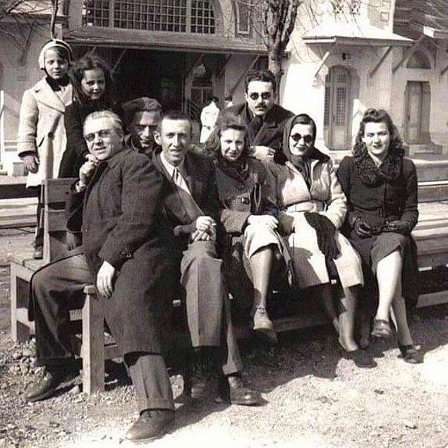 Sabahattin Ali, Orhan Veli, Bedri Rahmi Eyüboğlu ve Güzin Dino, İstanbul, 1943.