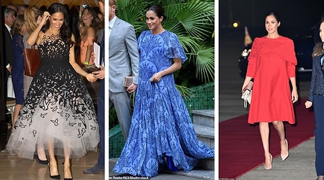 Губа не дура: В 360 000 фунтов стерлингов обошлись 75 нарядов Меган Маркл, которые она носила во время беременности