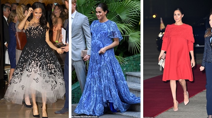 Губа не дура: В 360 000 фунтов стерлингов обошлись 75 нарядов Меган Маркл, которые она носила во время беременности