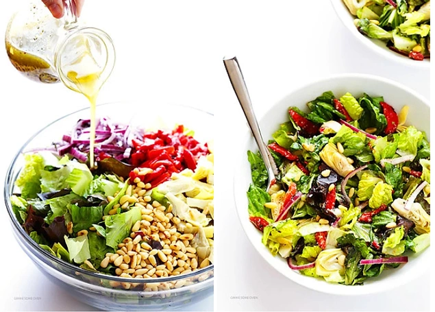 Bir de salatamız: