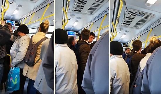Otobüste Kendisine Yer Vermedi Diye Bir Gence Tokat Atan Yaşlı Adama Tepkisini Dile Getirirken Takdir Toplayan Vatandaş!
