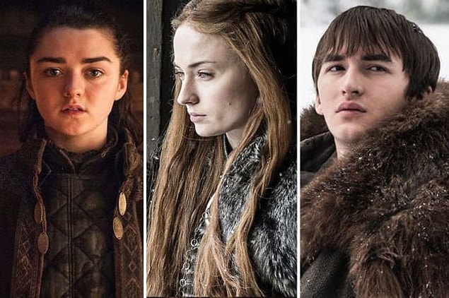 16. Ve Maisie Williams, Sophie Turner ve Isaac Hempstead Wright o kadar gençlerdi ki, Game of Thrones onların ilk iş deneyimi oldu!
