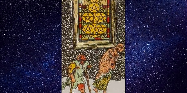 Вы выбрали карту "Пятерка Пентаклей"