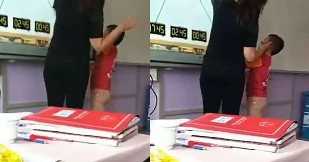 Sorduğu Soruyu Bilemediği İçin Öğrencisinin Kulağını Çekerek Tokatlayan Öğretmen!