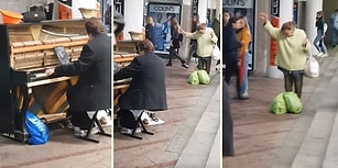Kendini Piyanonun Ritmine Kaptırıp Transa Geçen Kadın