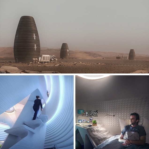 BONUS: 3D yazıcılar Mars'ta astronotlar için bir üs oluşturacak!